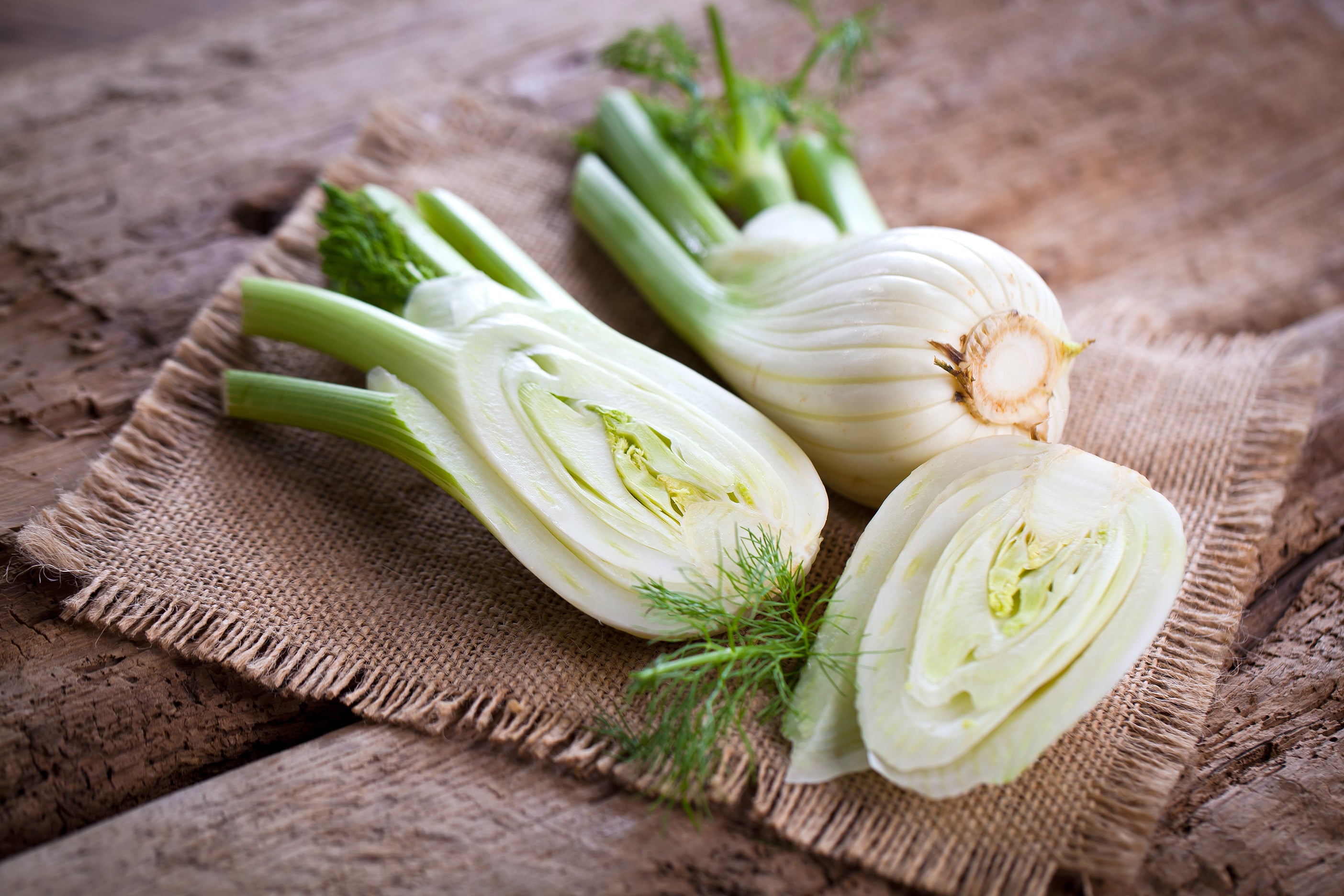 Sliced fennel used in Kekoa Foods puree baby food.